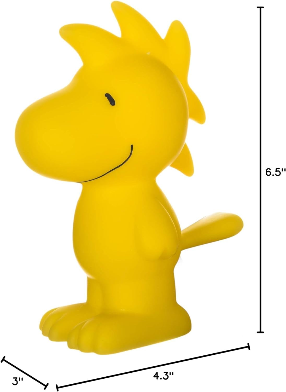 for Pets Charlie Brown Snoopy Vinyl Squeaker Dog Toy | Squeaky Dog Toy for All Dogs | Charlie Brown Plastic Dog Toys for Aggressive Chewers - Fun and Cute Dog Chew Toy